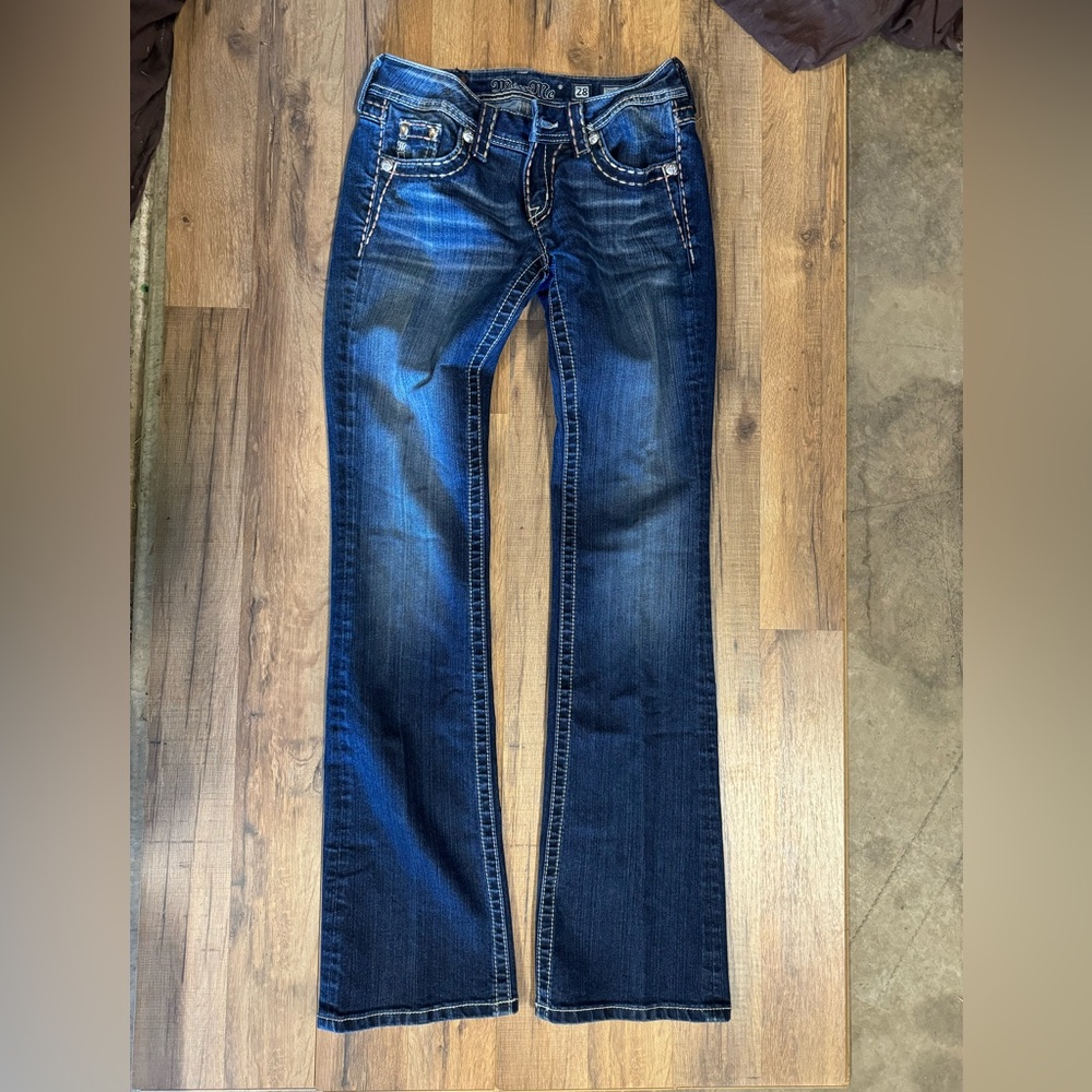 Miss Me Dark Blue Boot Cut Jeans